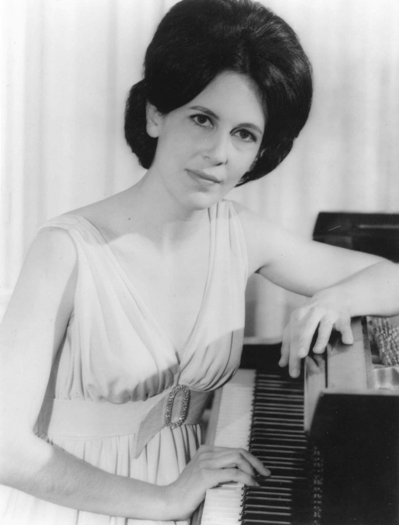 Piano Professor Patricia Parr, promotional photo mid-1970s.