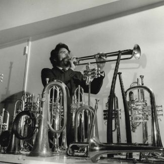 Trumpet Professor Stephen Chenette, promotional photo by Robert C Ragsdale.